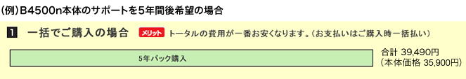 一括でご購入の場合