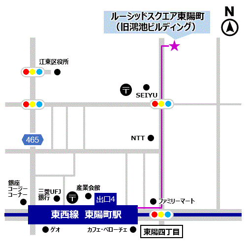 本社東陽町別館地図
