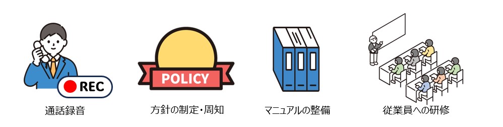 カスハラ対策のポイント